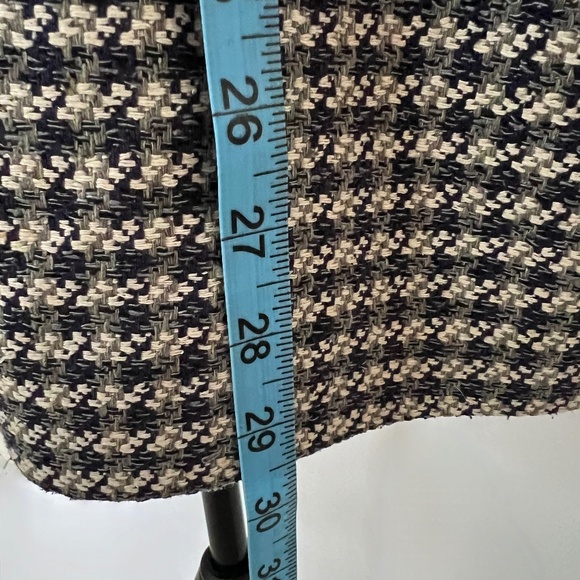 ALEX New York Vintage 100% Silk Houndstooth Blazer. Size 16. - Picture 5 of 7
